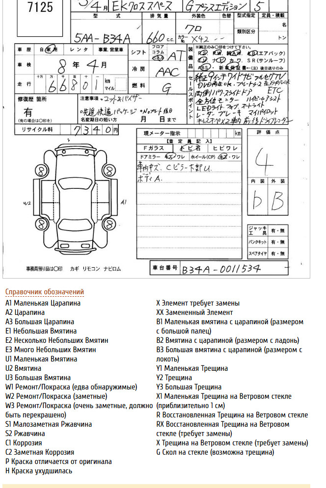 
Mitsubishi Ek X Space 0.7 G plus Edition 2021г. full									