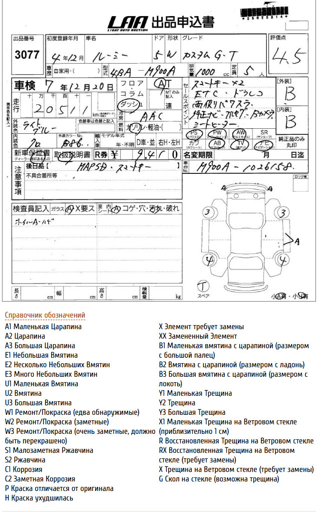 
Toyota Roomy 1.0 Custom G T 2022г. full									